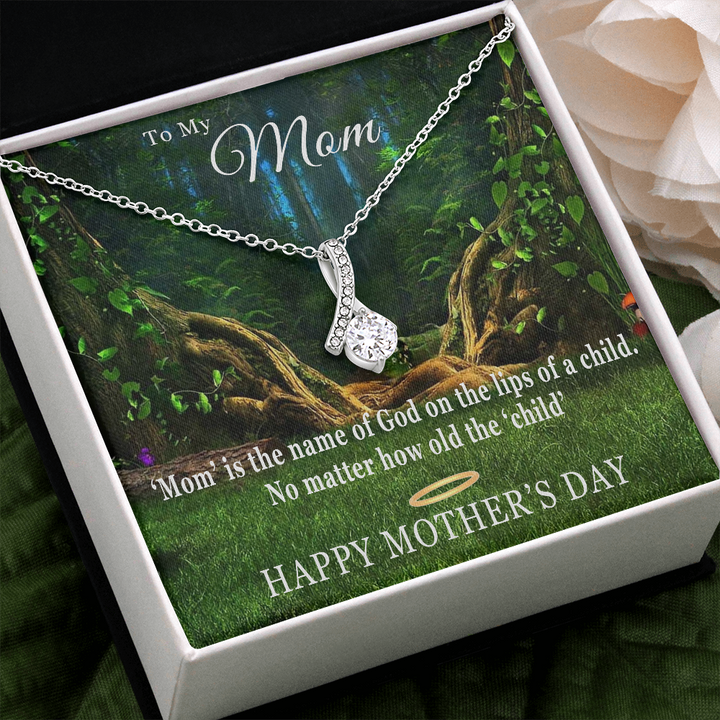 Mother's Day Gift-Lips of a Child-Forest-Alluring Beauty Necklace